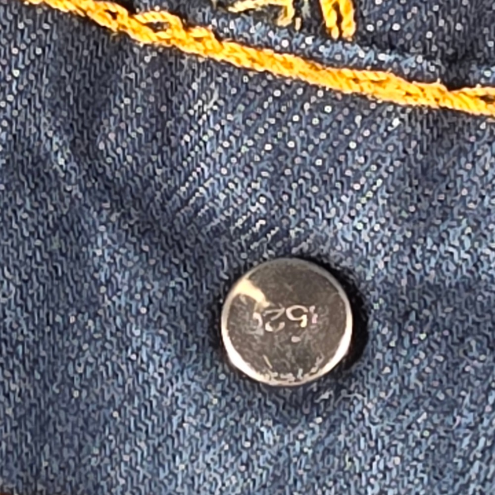 Levis 541 Jeans Mens 46x30 Athletic Taper Medium Wash Whiskering Distressed Jean - Picture 4 of 8